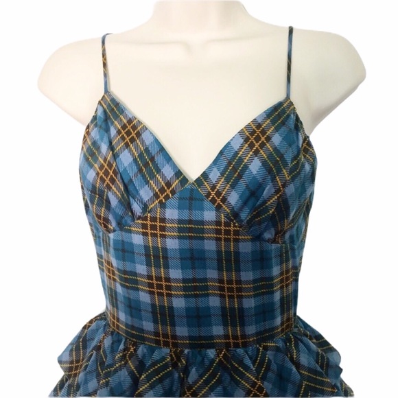🚫SOLD🚫Betsey Johnson Vintage Plaid Layered Dress - Picture 6 of 9